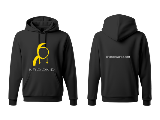 Krookid Signature Hoodie Single Stripe Gold